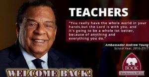 Ambassador Andrew Young Inspires teachers at Thomasville Heights