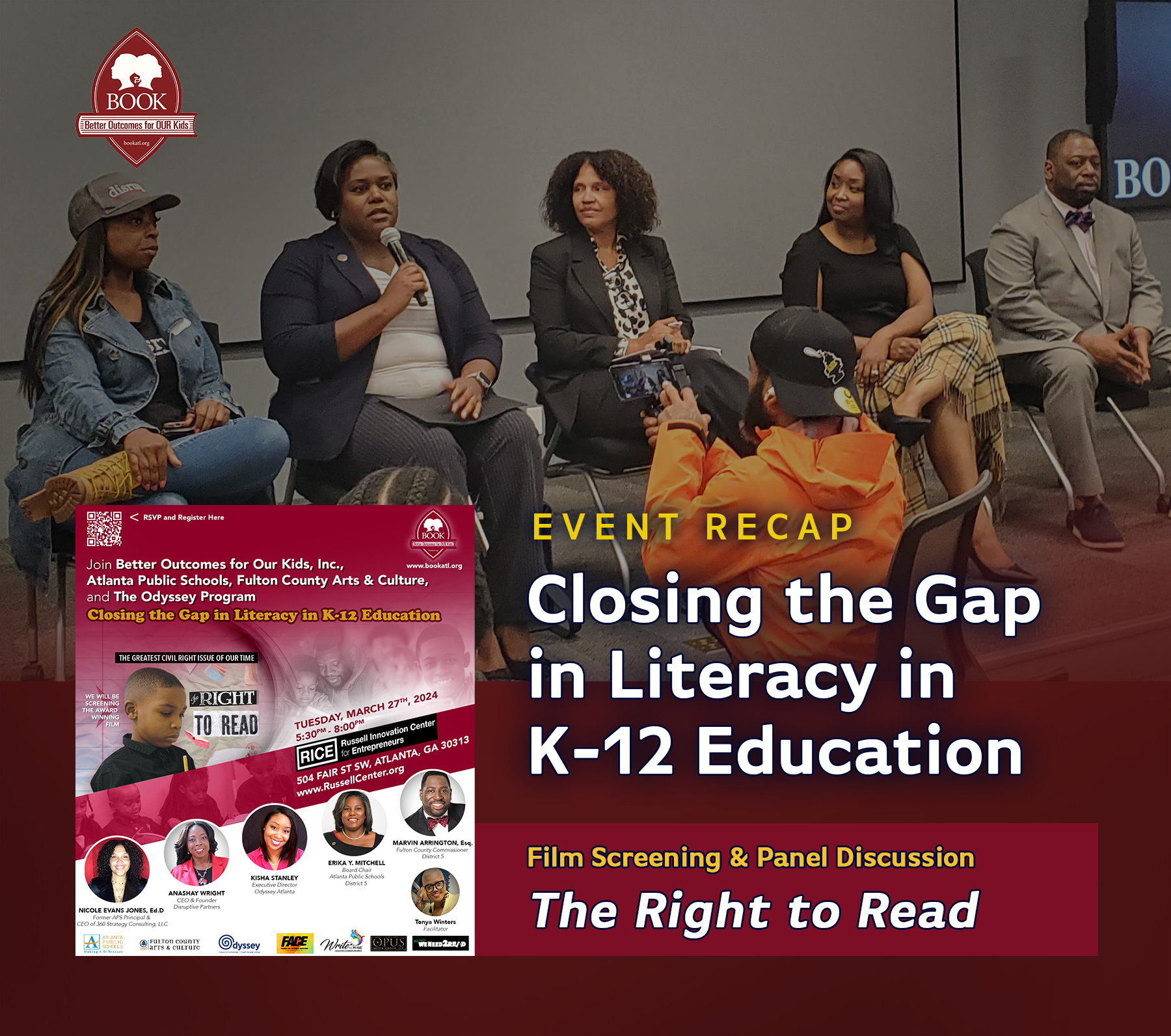 Event Recap: Closing the Gap in Literacy in K-12 Education