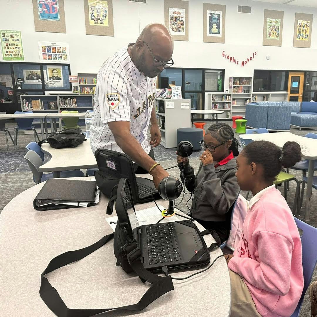 Photo by Fulton County Schools on October 20, 2025. May be an image of studying, childrens toy, tablet and text.