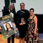 Photo shared by Eshé Collins on October 31, 2025 tagging @lilliesf4c, @jburkeallen, and @collinsforatlanta. May be an image of one or more people, people standing, poster, magazine and text.