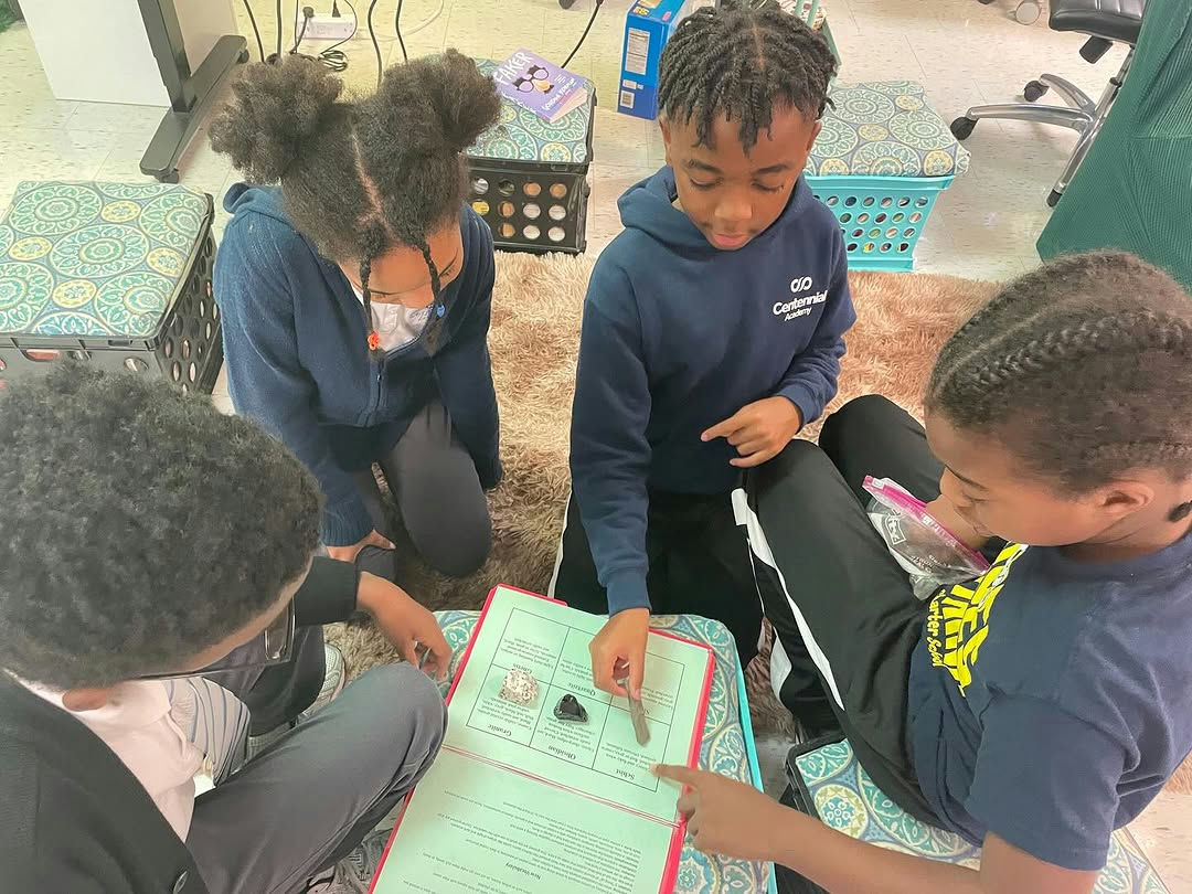 Photo by Centennial Academy on November 05, 2025. May be an image of studying, childrens toy, lego and text.