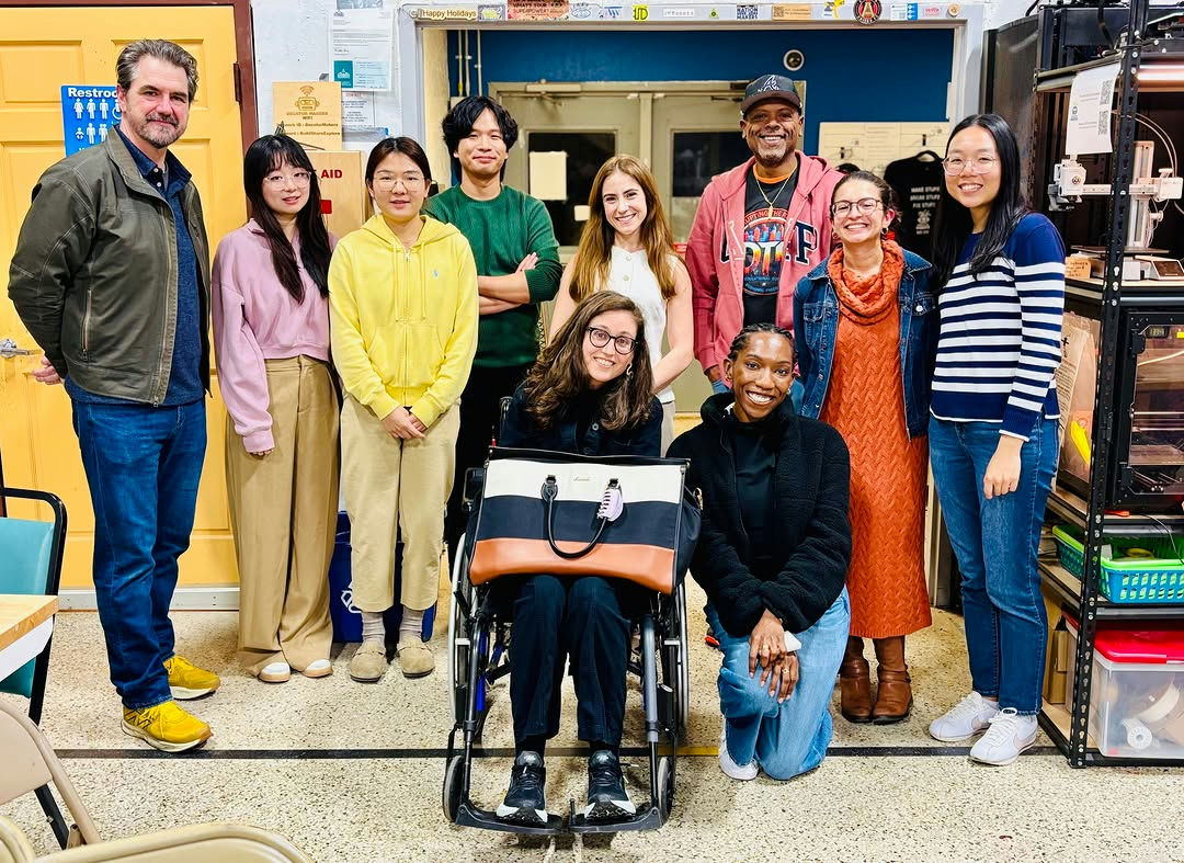 Photo by Decatur Makers on November 06, 2025. May be an image of standing, television, rack, office and text.