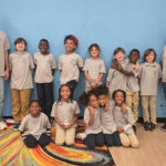 Photo by Westside Atlanta Charter School on October 30, 2025. May be an image of child, standing, sock and text.